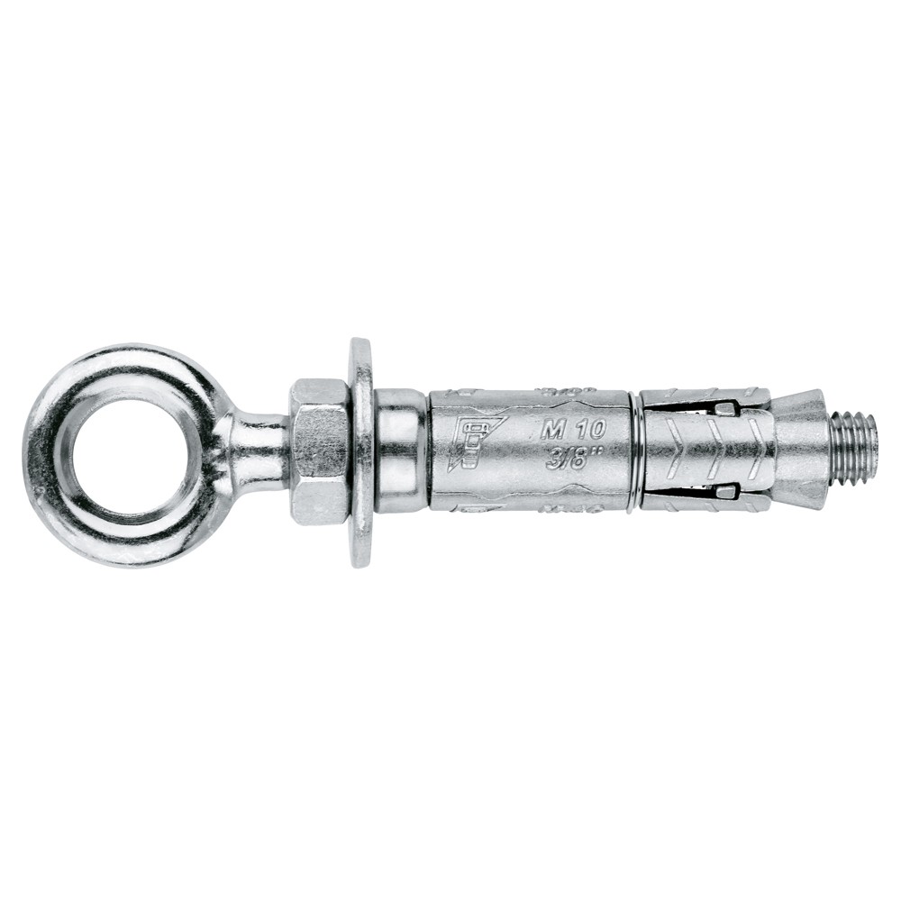 ZA-AF [CP] Anclaje de zamak para cargas medias-altas en materiales macizos o huecos. Argolla forjada